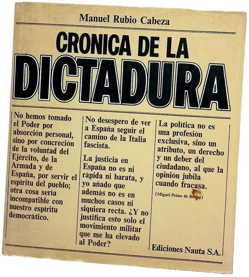 Crónica de la dictadura