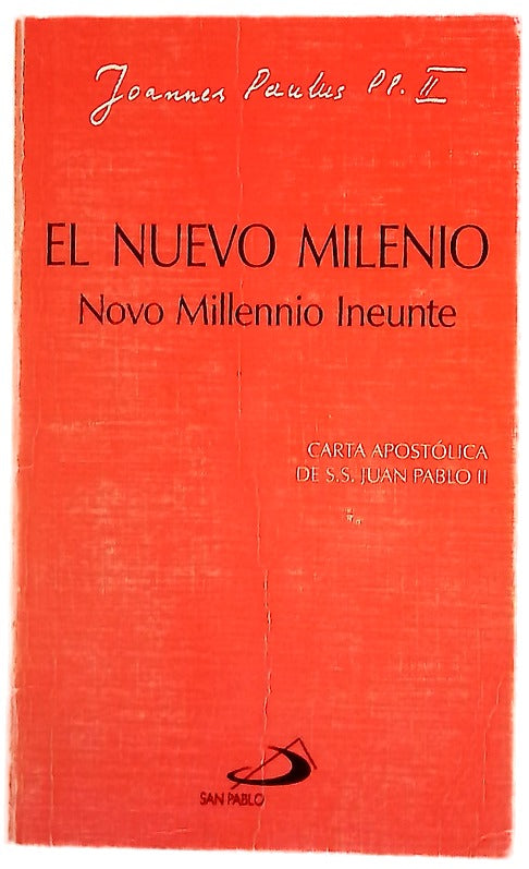 El nuevo milenio Novo millennio ineunte