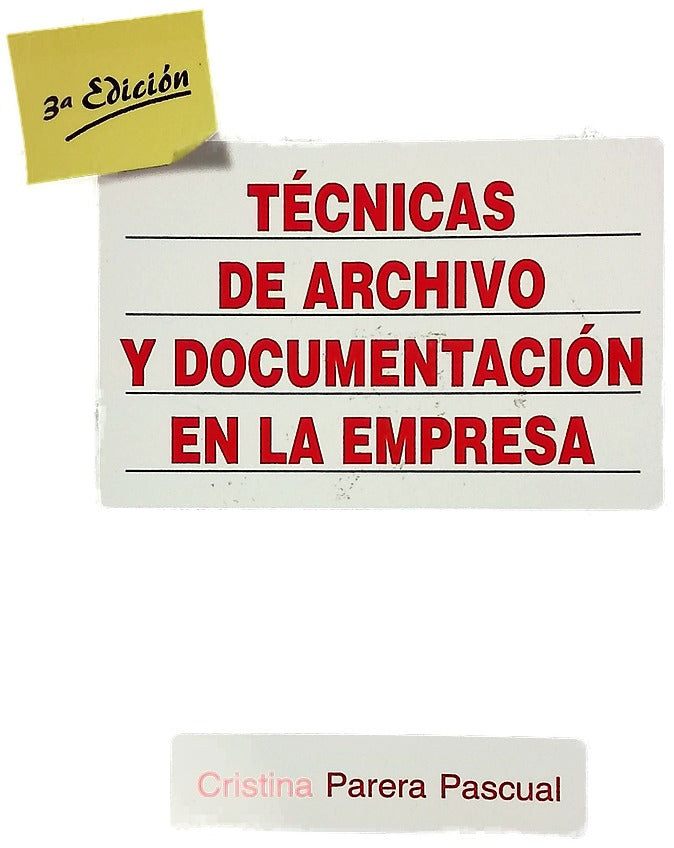 Técnicas de archivo y documentacìon