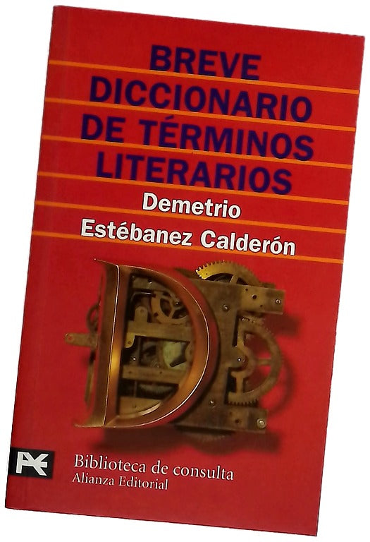 Breve diccionario de términos literarios