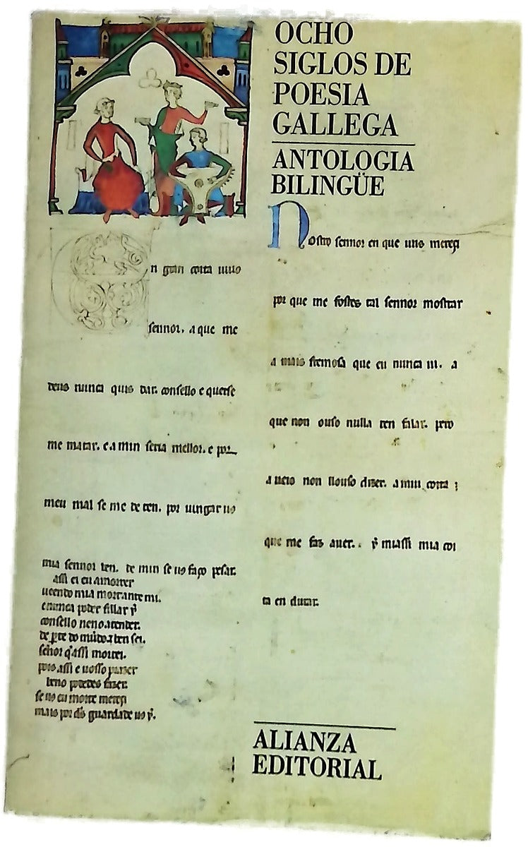 Ocho siglos de poesía gallega Antologia bilingüe