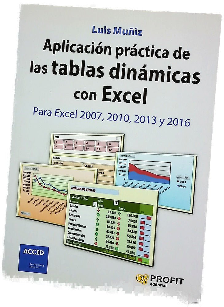 Aplicación práctica de las tablas dinámicas con Excel : para Excel 2007, 2010, 2013 y 2016