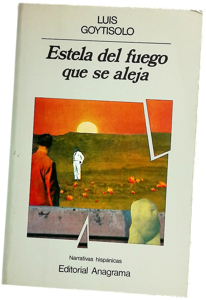 Estela del fuego que se aleja
