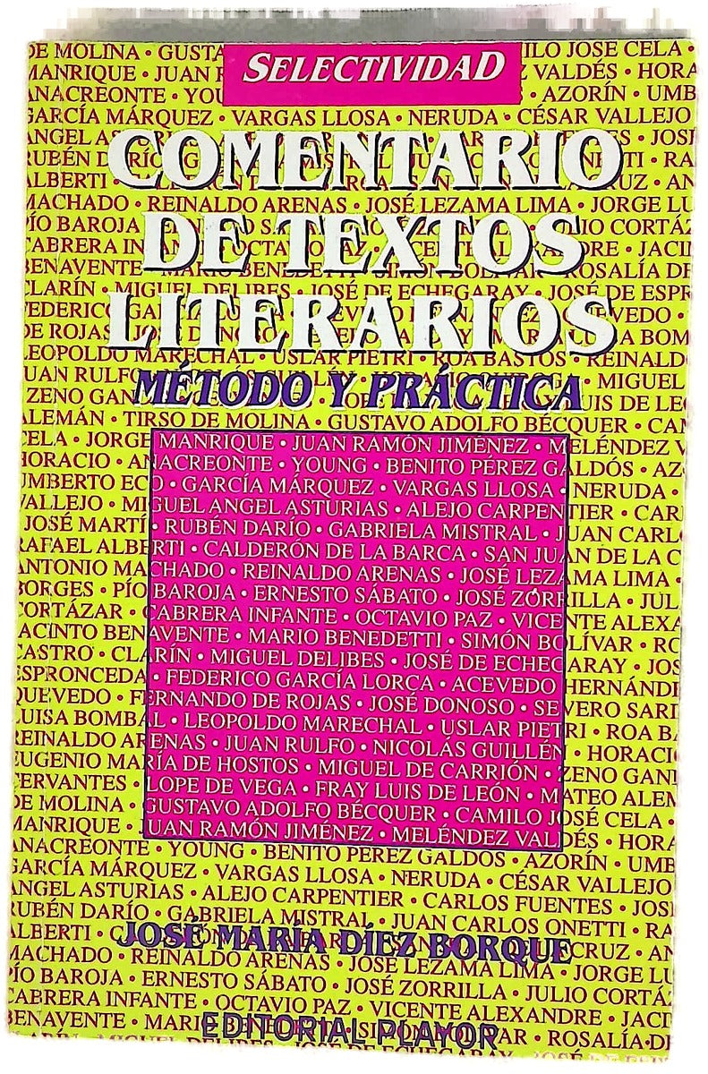Comentario de textos literarios : (métodos y práctica)