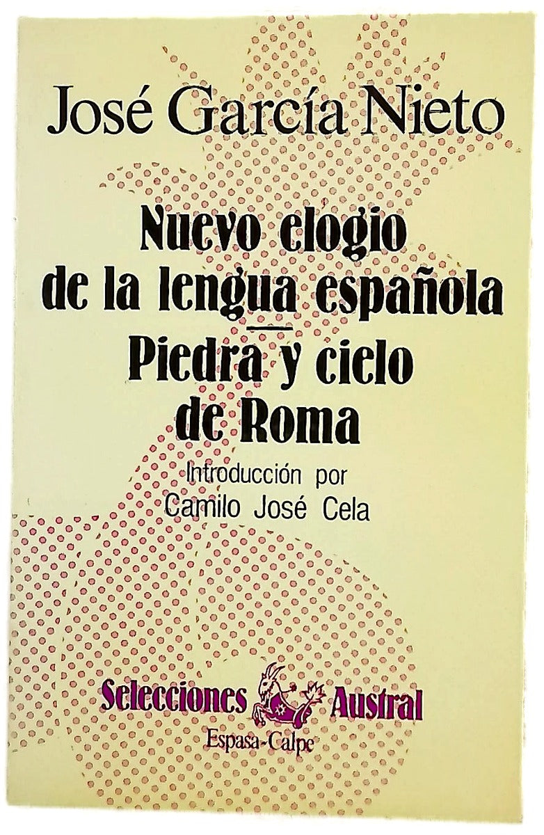 Nuevo elogio de la lengua española Piedra y cielo de Roma