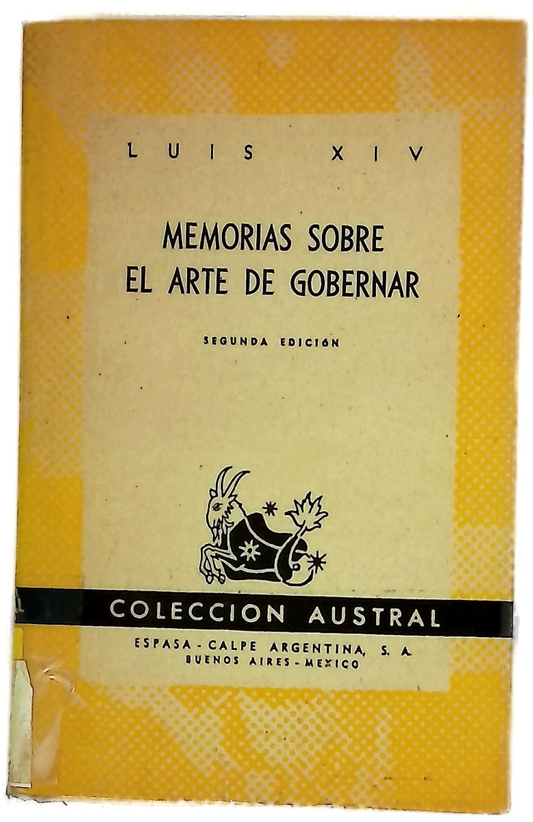 Memorias Sobre el Arte de Gobernar