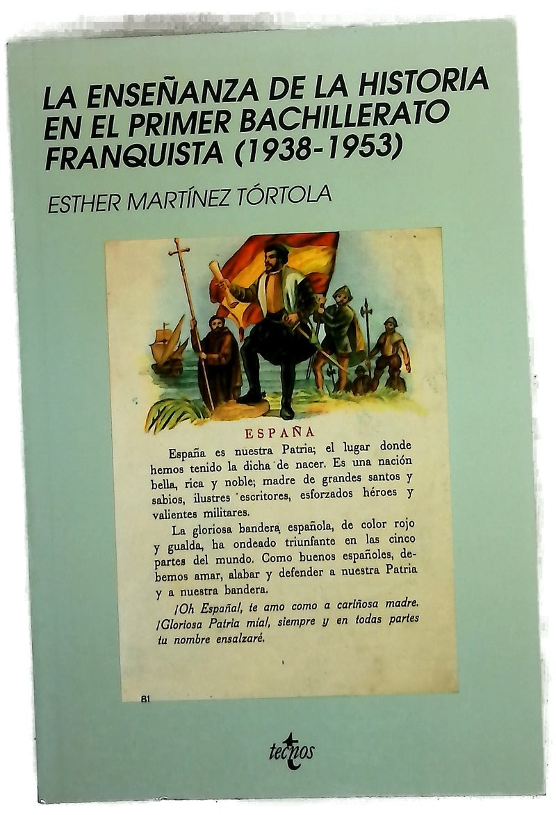 La enseñanza de la historia en el primer bachillerato franquista (1938-1953)