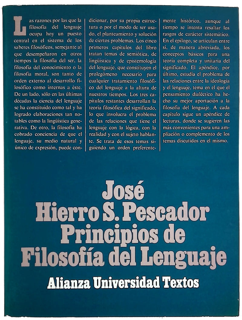 Principios de filosofía del lenguaje