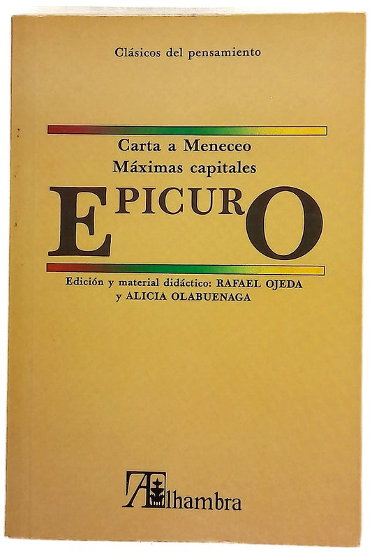 Carta a Meneceo y Máximas capitales