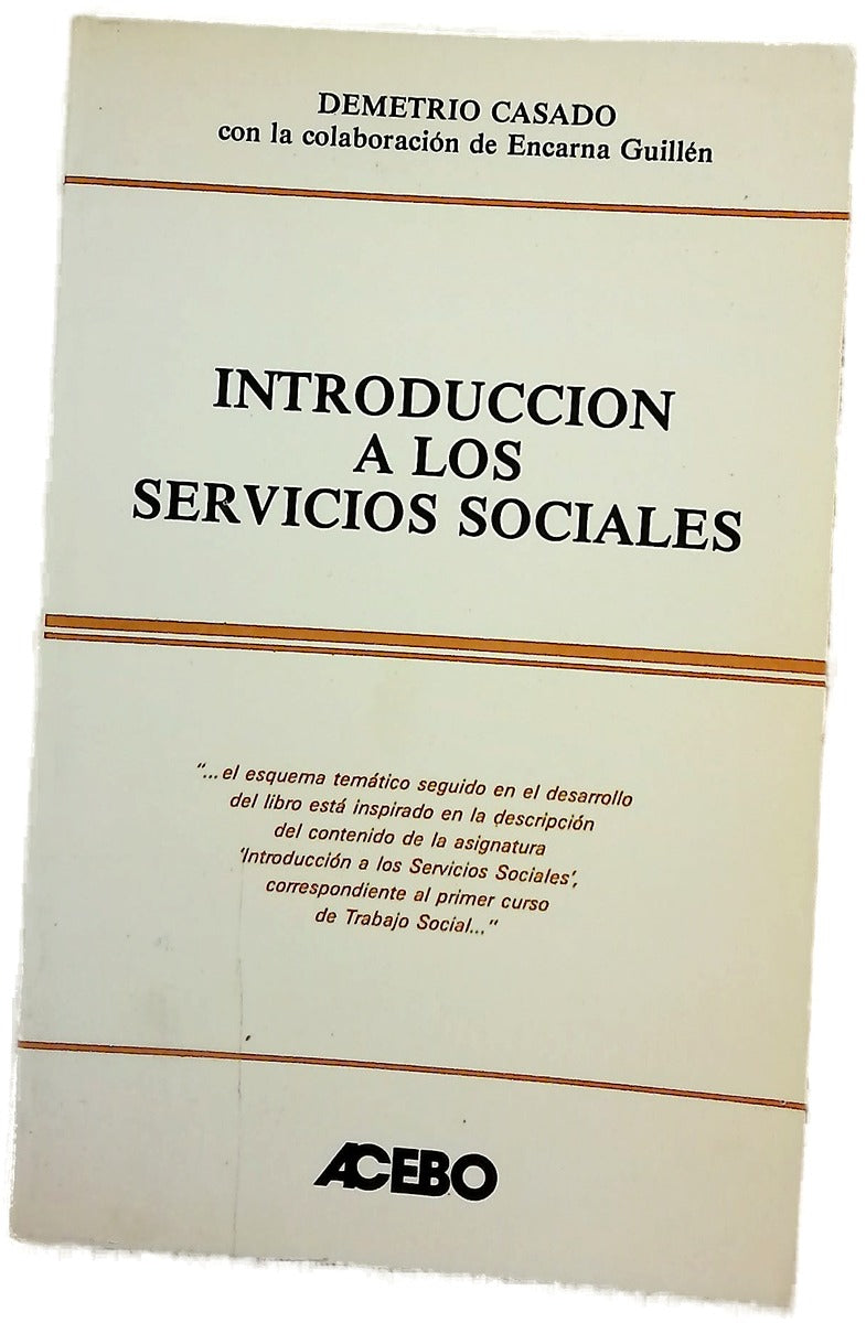 Introducción a los servicios sociales