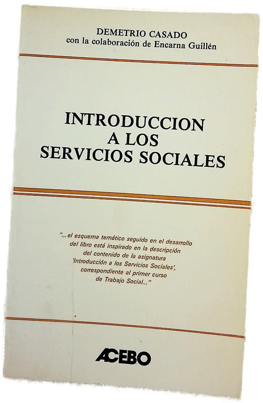 Introducción a los servicios sociales