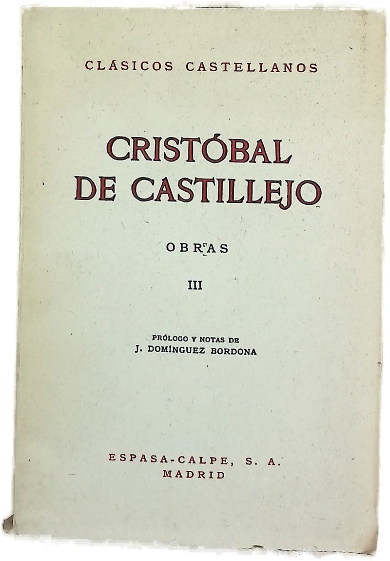 Obras, tomo III