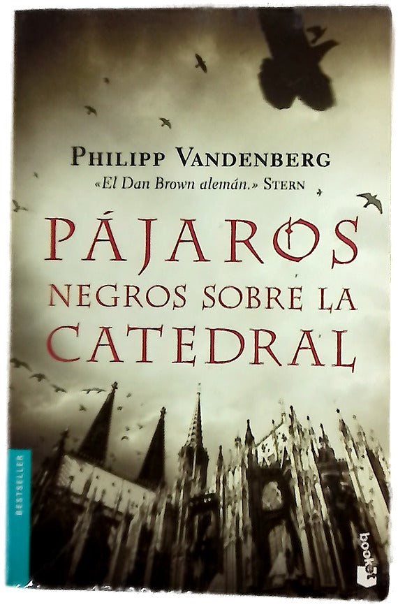 Pájaros negros sobre la catedral