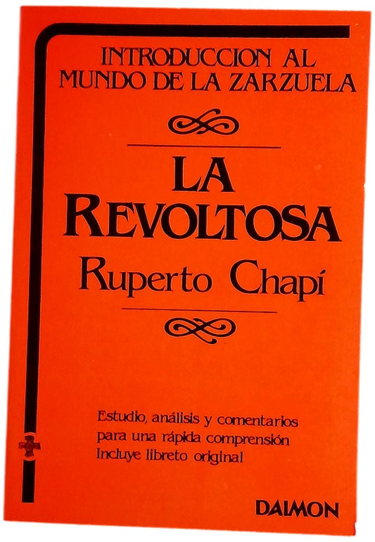 La revoltosa sainete lírico en tres cuadros y en verso