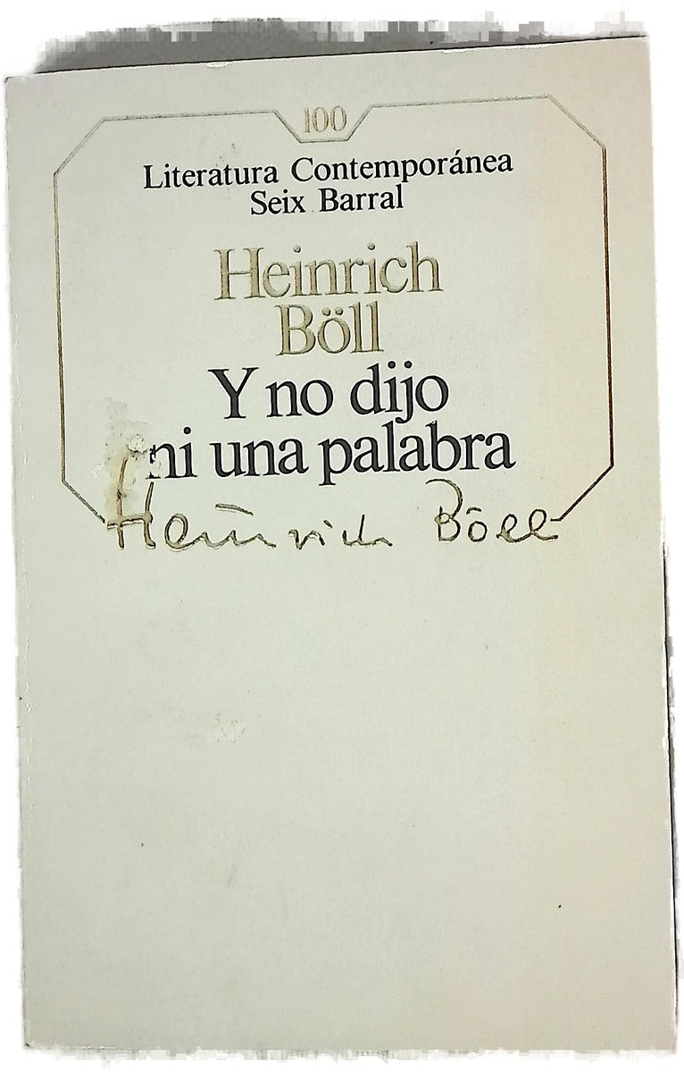 Y no dijo ni una palabra