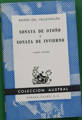 Sonata de otoño, Sonata de invierno memorias del Maequés de Bradomín