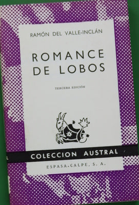 Romance de lobos comedia bárbara dividida en tres jornadas