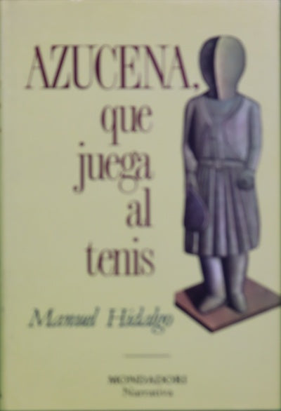 Azucena, que juega al tenis