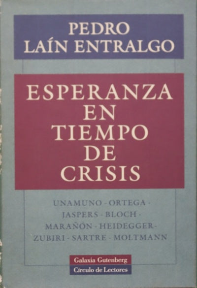 Esperanza en tiempo de crisis