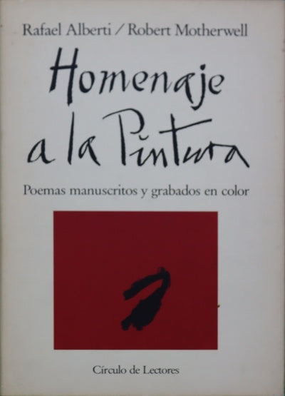 Homenaje a la pintura poemas manuscritos y grabados en color