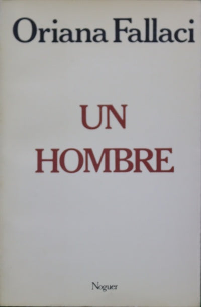 Un hombre novela