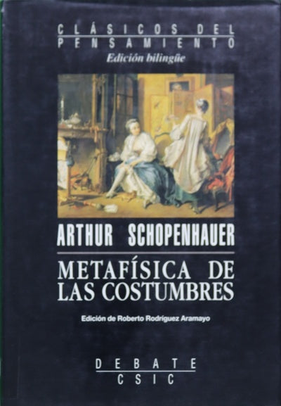 Metafísica de las costumbres