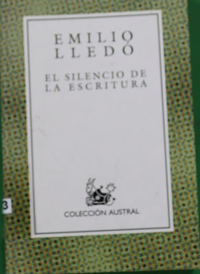 El silencio de la escritura