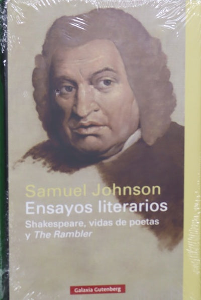 Ensayos literarios : Shakespeare, Vidas de poetas y The rambler