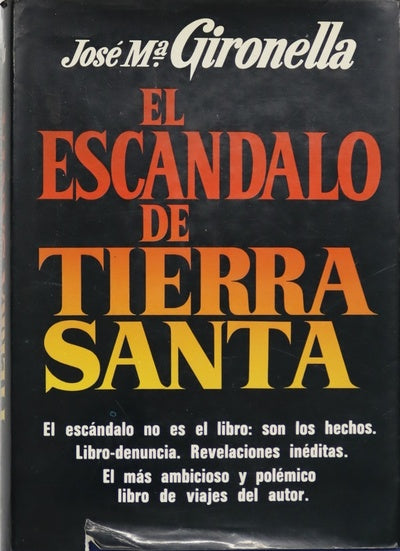 El escándalo de Tierra Santa