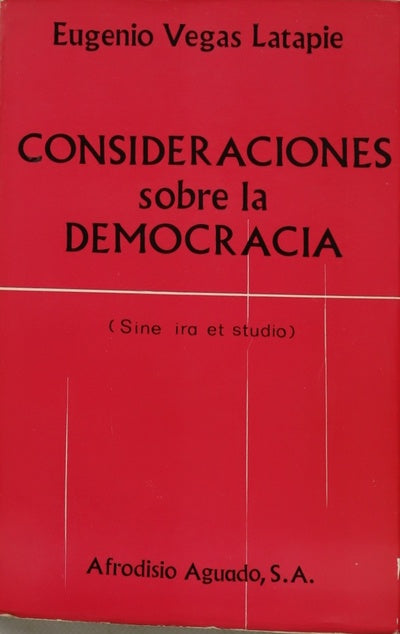 Consideraciones sobre la democracia