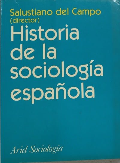 Historia de la sociología española