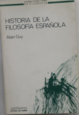 Historia de la filosofía española