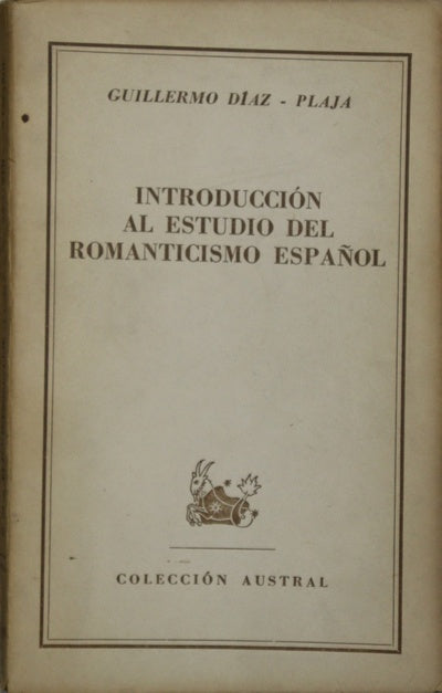 Introducción al estudio del romanticismo Español