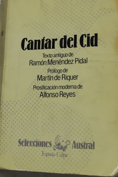 Cantar del Cid