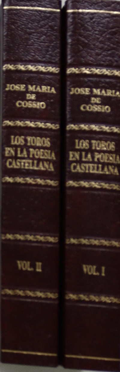 Los toros en la poesía castellana (estudio y antología) por
