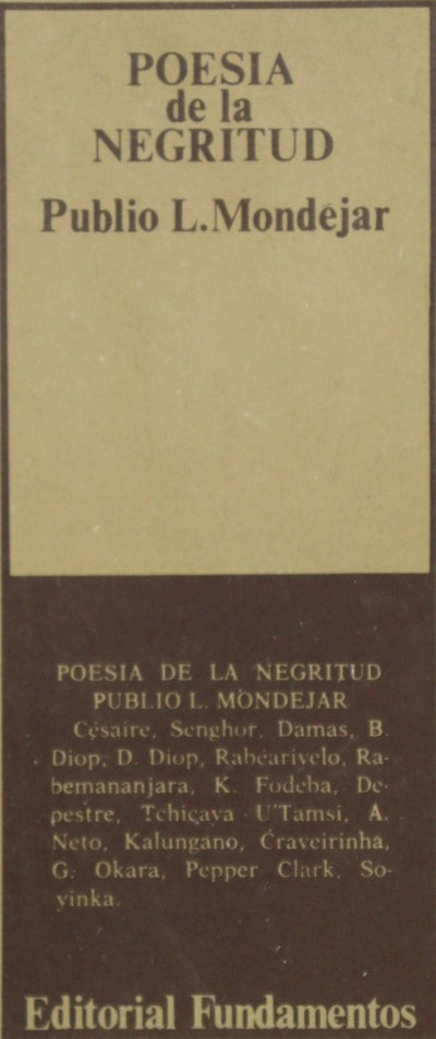 Poesía de la negritud (antología)