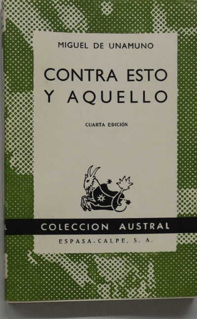 Contra esto y aquello