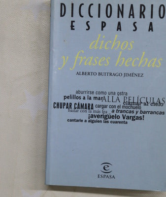 Diccionario de dichos y frases hechas