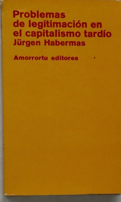 Problemas de legitimación en el capitalismo tardío