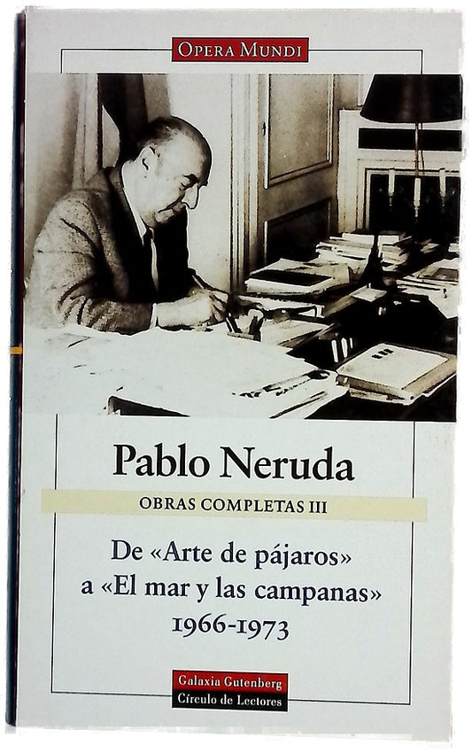 Obras completas III De arte de pajaros