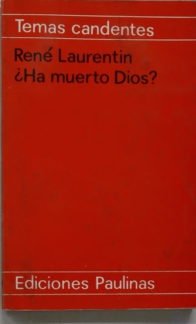 ¿Ha muerto Dios?