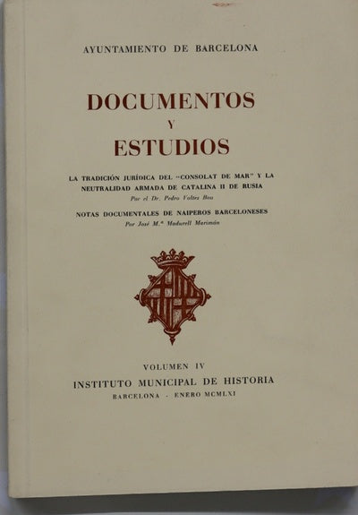 Documentos y estudios (v. IV)