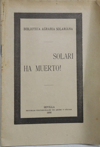 Solari Ha mueto