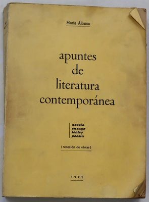 Apuntes de Literatura contemporánea Novela, ensayo, teatro, poesía. (Recensión de obras)