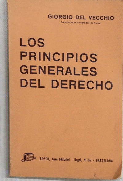 Los principios generales del Derecho
