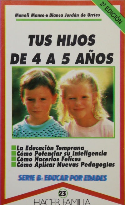 Tus hijos de 4 a 5 años