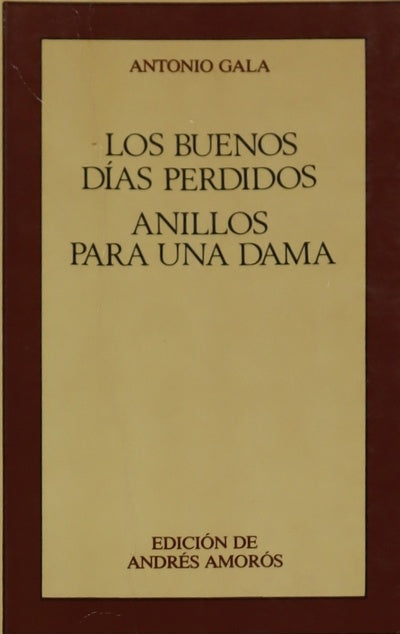 Los buenos días perdidos Anillos para una dama