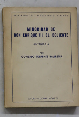 Minoridad de Don Enrique III El Doliente