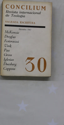 Concilium revista internacional de teología. Sagrada Escritura (v. XXX)