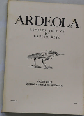 Ardeola : revista ibérica de ornitología (v. XXXI)